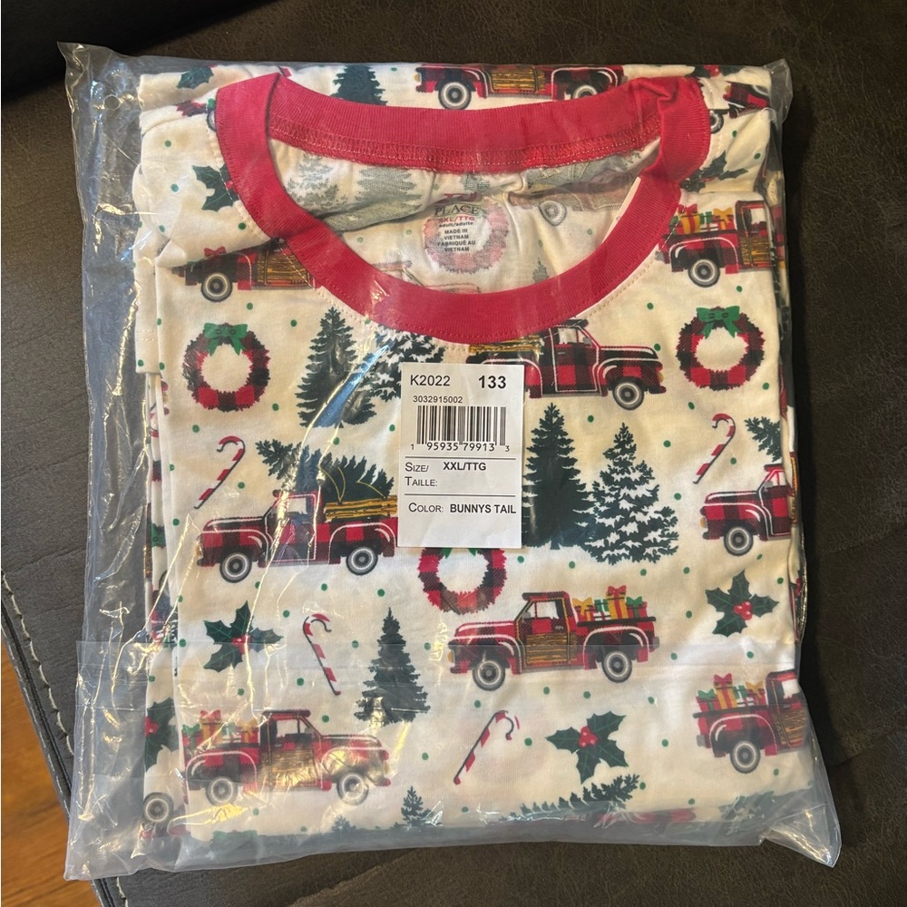 The Children's Place Red and White Holiday Pajama Set